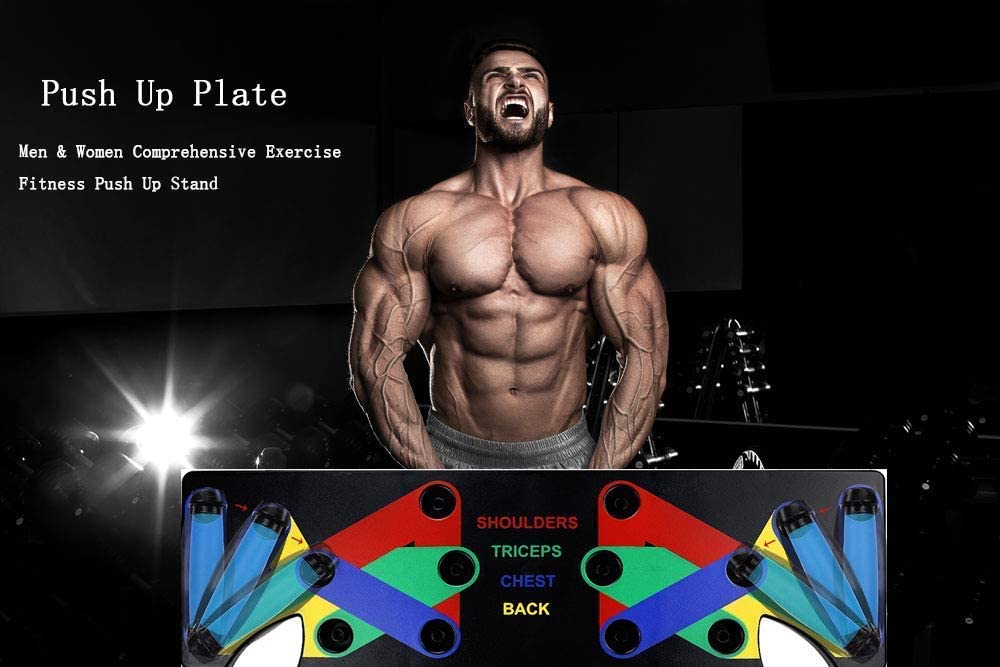 Σανίδα Push Ups Διαφορετικών Λαβών Αναδιπλούμενη - Foldable Push Up Board